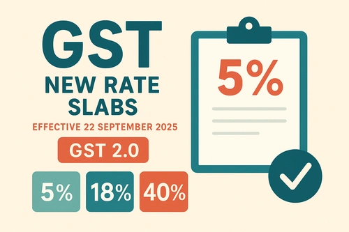 New GST Rate Slabs in India – 2025 (GST 2.0 Updates)